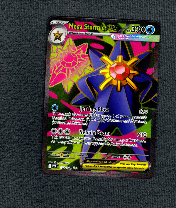 102 Mega Starmie ex Perfect Order Ultra Rare NM