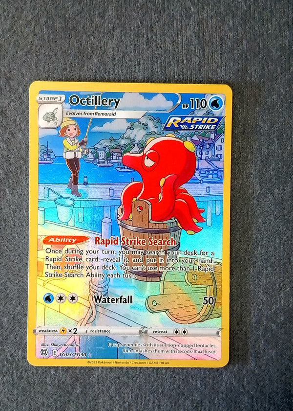 TG03 Octillery Brilliant Stars Rare Holo NM