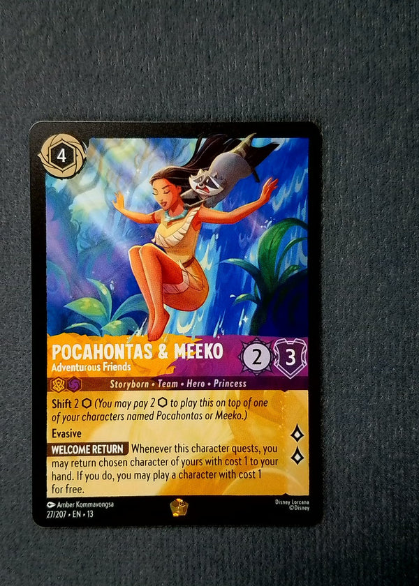 027 Pocahontas & Meeko - Adventurous Friends Attack of the Vine! Legendary NM