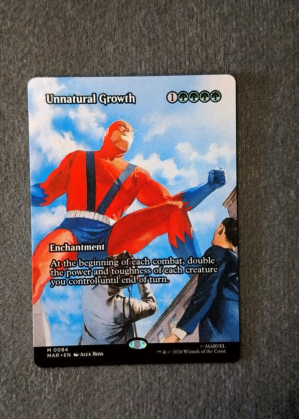 084 Unnatural Growth Marvel Universe Mythic Normal NM