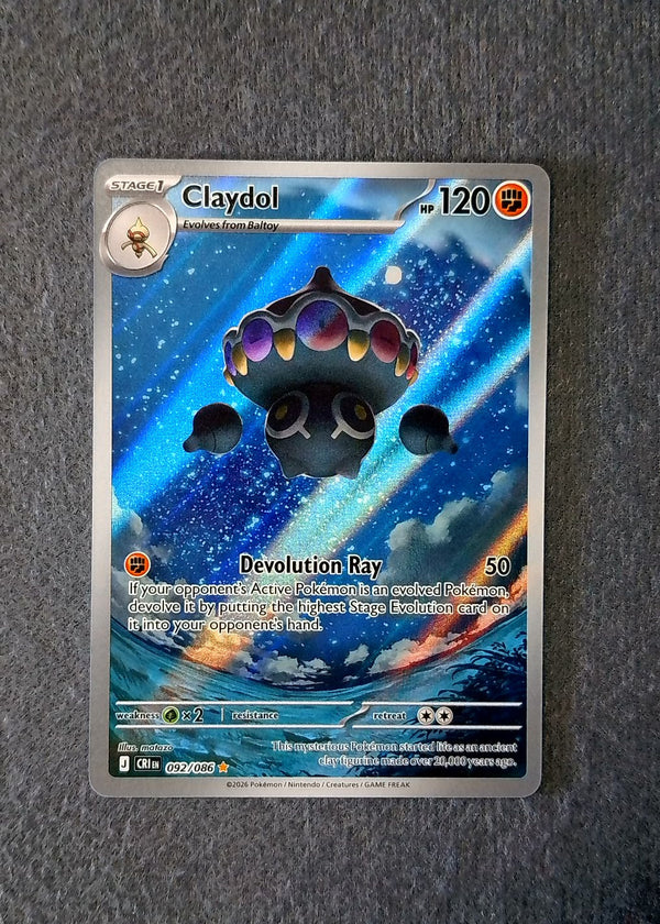 092 Claydol Chaos Rising Illustration Rare NM