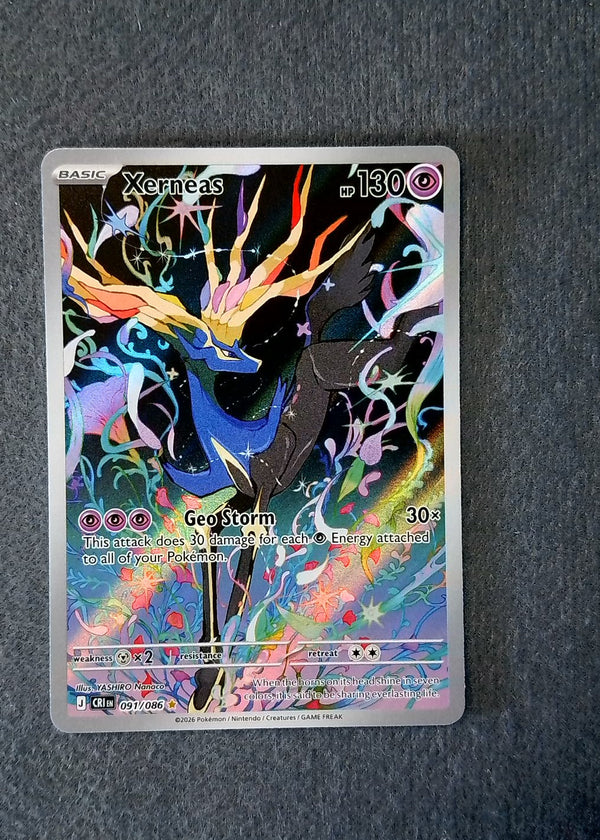 091 Xerneas Chaos Rising Illustration Rare NM