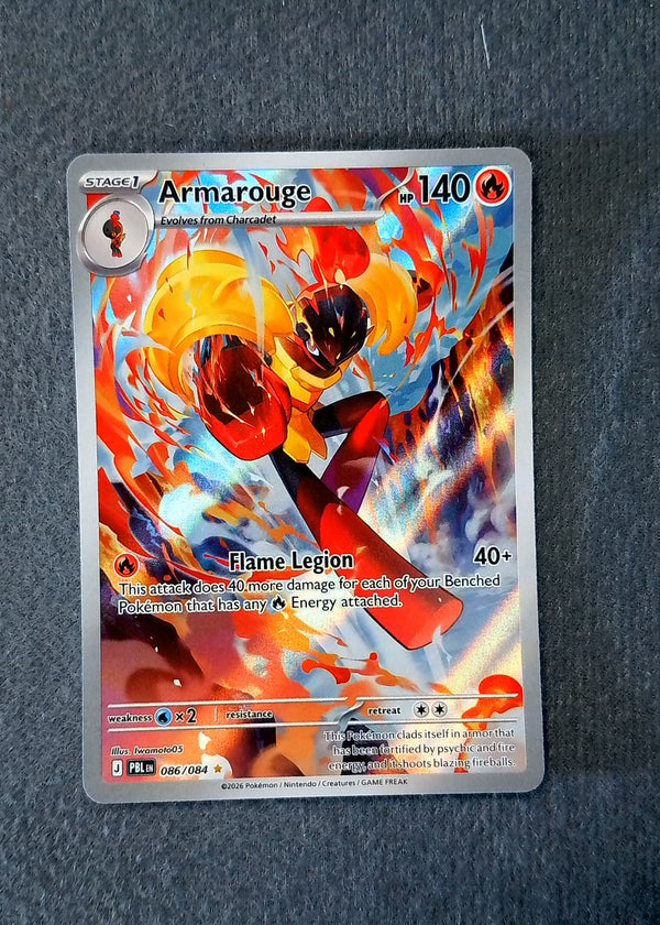 086 Armarouge Pitch Black Illustration Rare NM