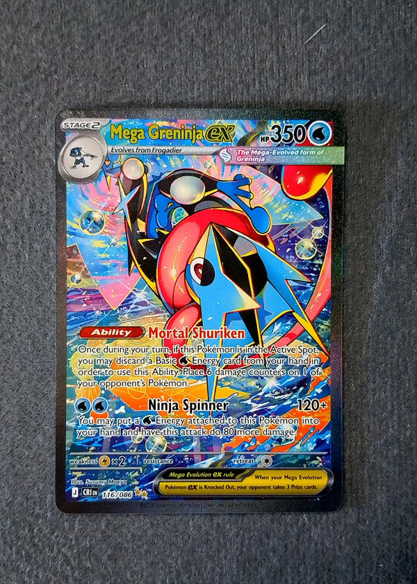 116 Mega Greninja ex Chaos Rising Special Illustration Rare NM