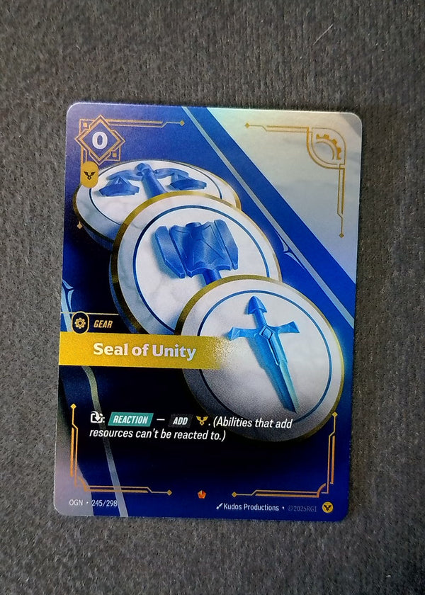 245 Seal of Unity Origins Epic NM