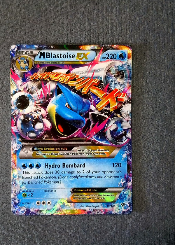 030 M Blastoise-EX XY Rare Holo EX MP
