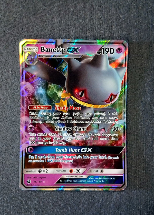 066 Banette-GX Celestial Storm Rare Holo GX HP