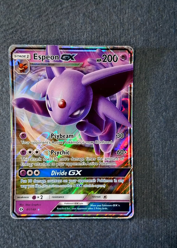 061 Espeon-GX Sun & Moon Rare Holo GX DMG