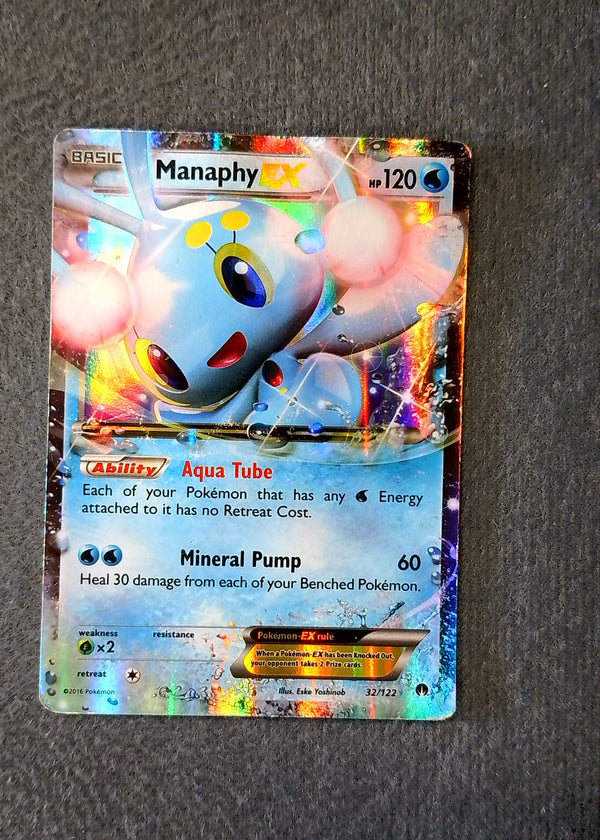 032 Manaphy-EX BREAKpoint Rare Holo EX DMG