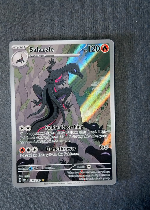 224 Salazzle Ascended Heroes Illustration Rare NM
