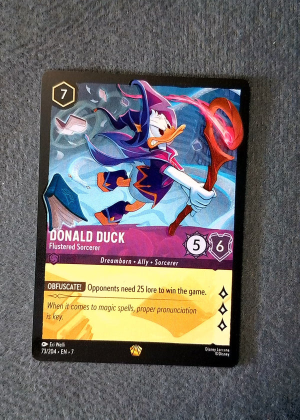 073 Donald Duck - Flustered Sorcerer Archazia's Island Legendary NM