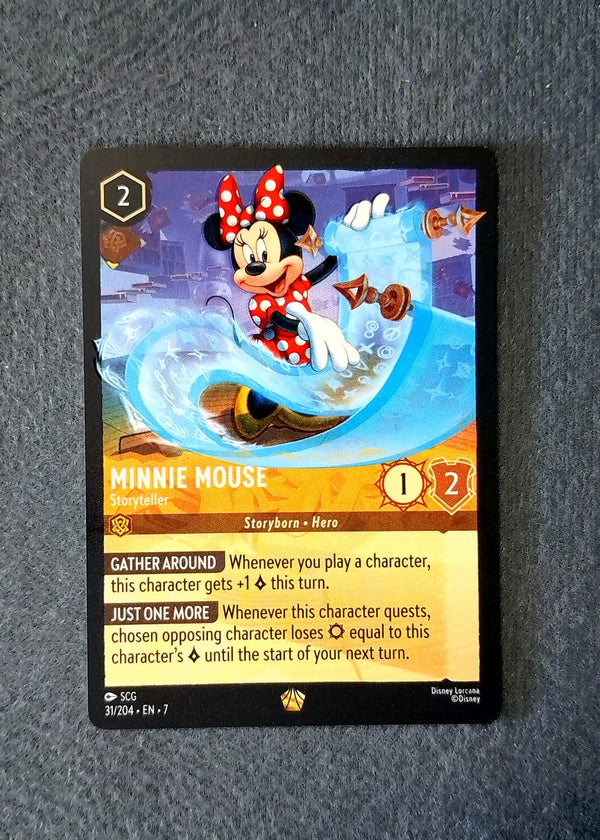 031 Minnie Mouse - Storyteller Archazia's Island Legendary NM