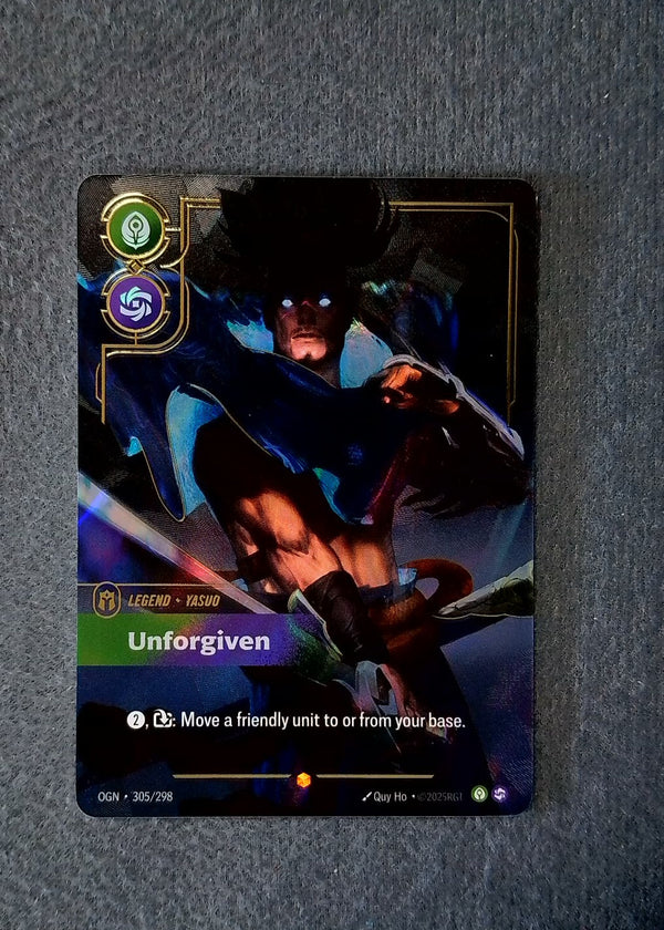 305 Yasuo - Unforgiven Origins Showcase NM