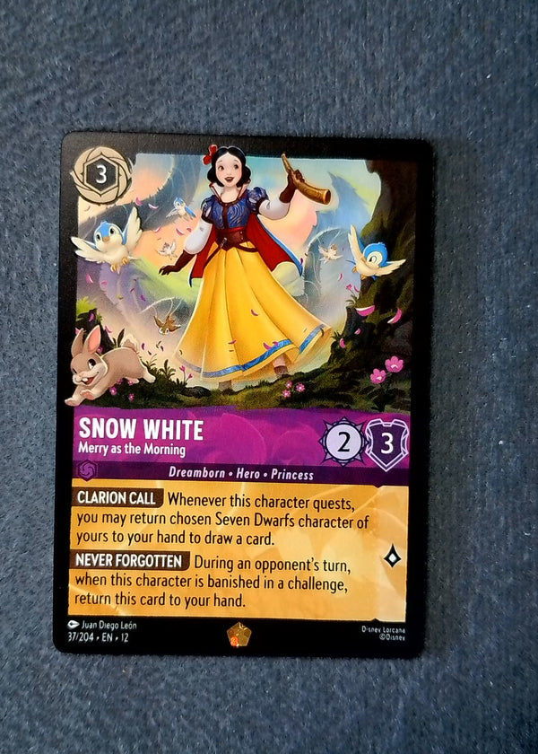 037 Snow White - Merry as the Morning Wilds Unknown Legendary NM