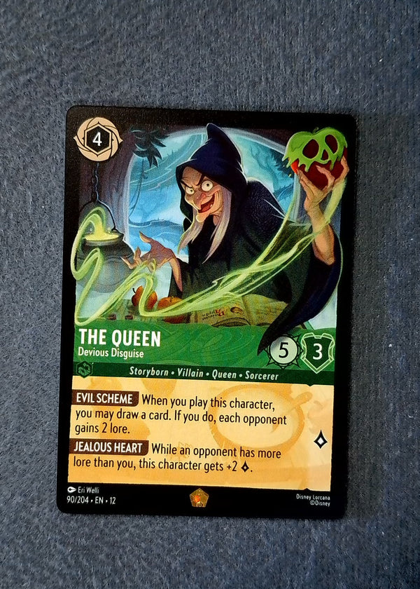 090 The Queen - Devious Disguise Wilds Unknown Legendary NM