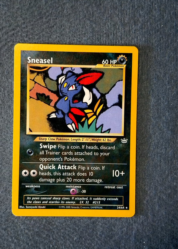 024 Sneasel Neo Revelation Rare MP