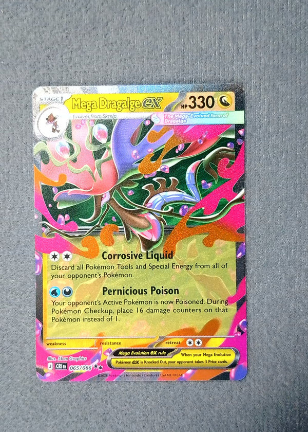 065 Mega Dragalge ex Chaos Rising Double Rare NM