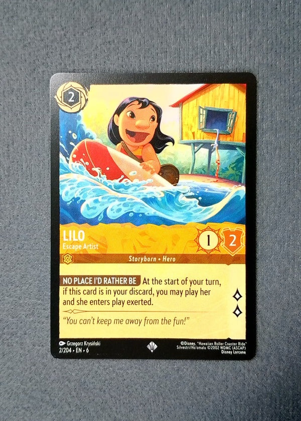 002 Lilo - Escape Artist Azurite Sea Super Rare NM