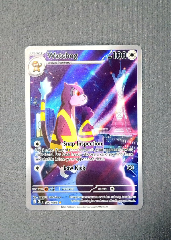 097 Watchog Chaos Rising Illustration Rare NM