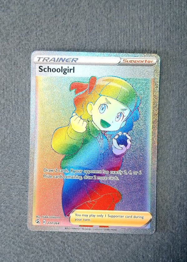 277 Schoolgirl Fusion Strike Rare Rainbow NM