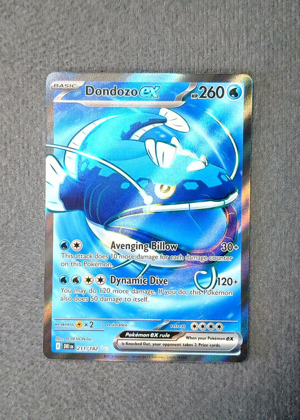 211 Dondozo ex Destined Rivals Ultra Rare NM