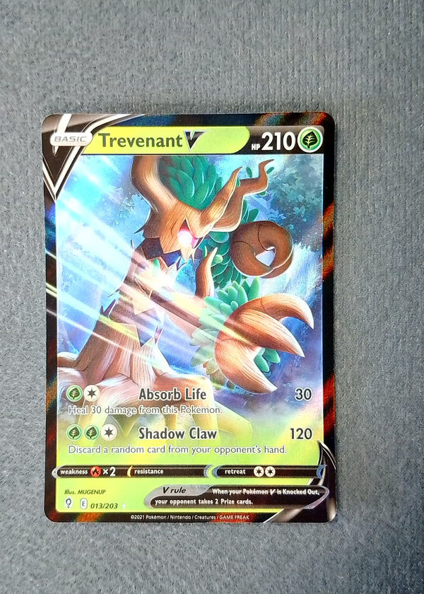 013 Trevenant V Evolving Skies Holo Rare V NM