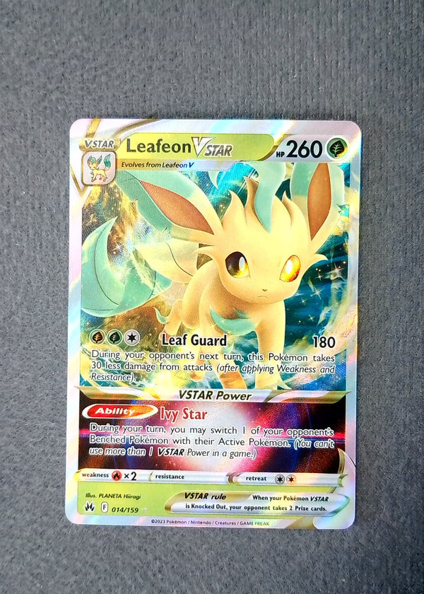 014 Leafeon VSTAR Crown Zenith Holo Rare VSTAR NM