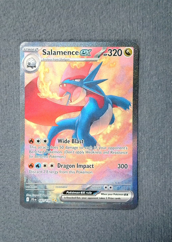 187 Salamence ex Journey Together Special Illustration Rare NM