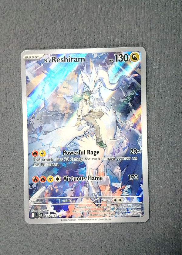 167 N's Reshiram Journey Together Illustration Rare NM