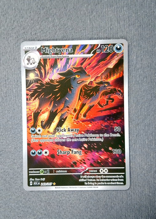 243 Mightyena Ascended Heroes Illustration Rare NM