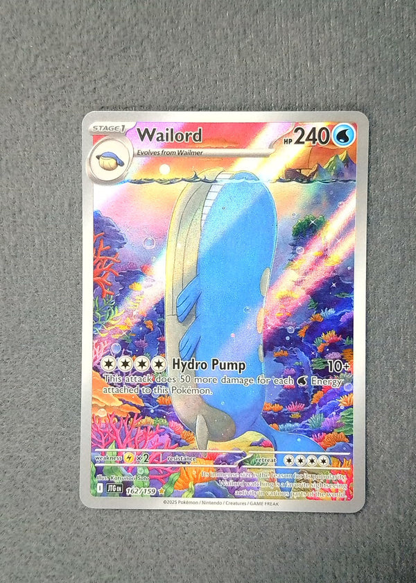 162 Wailord Journey Together Illustration Rare NM