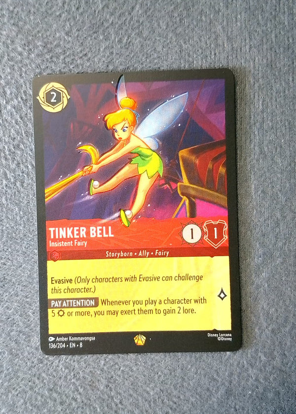 136 Tinkerbell - Insistent Fairy Reign of Jafar Legendary NM