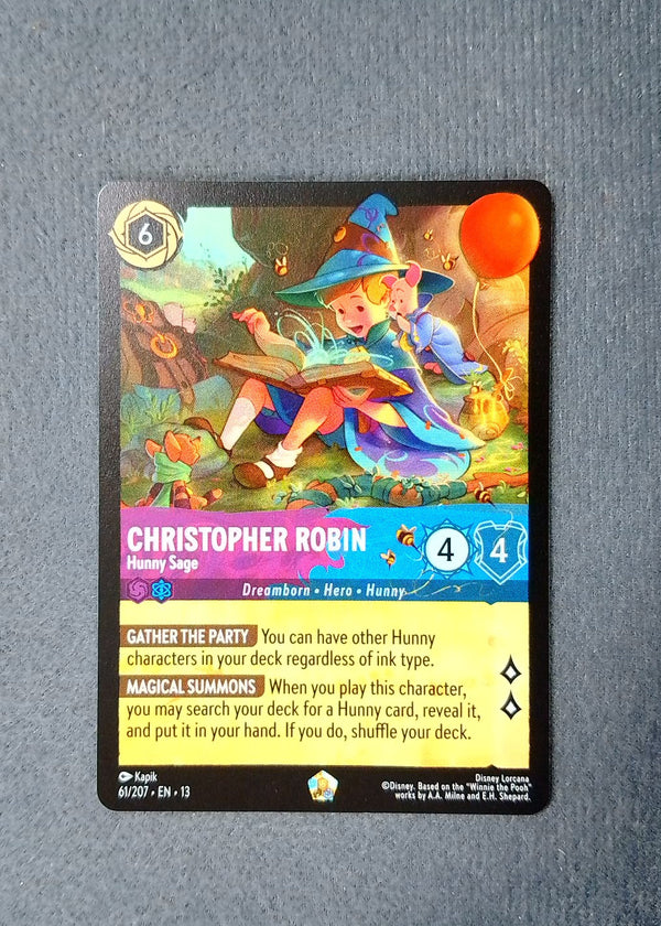 061 Christopher Robin - Hunny Sage Attack of the Vine! Legendary NM
