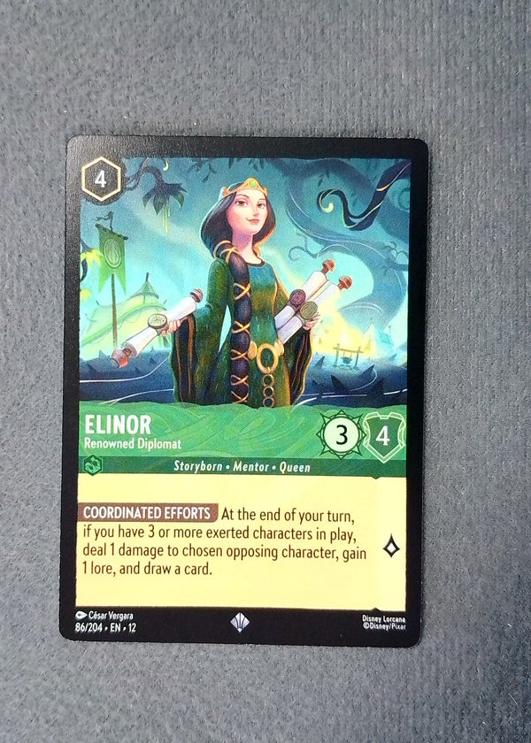 086 Elinor - Renowned Diplomat Wilds Unknown Super Rare NM