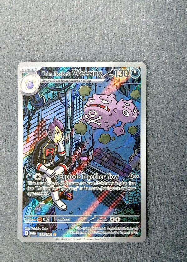 199 Team Rocket's Weezing Destined Rivals Illustration Rare NM