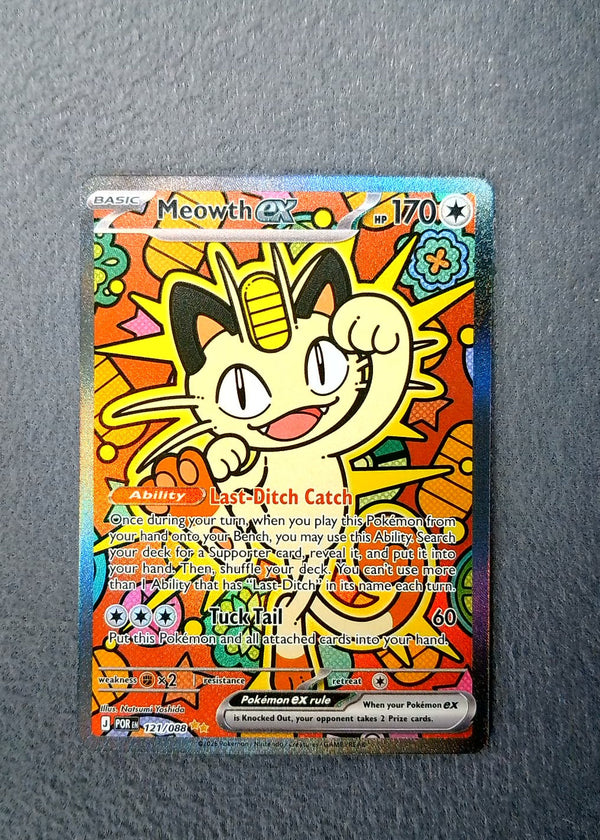 121 Meowth ex Perfect Order Special Illustration Rare NM