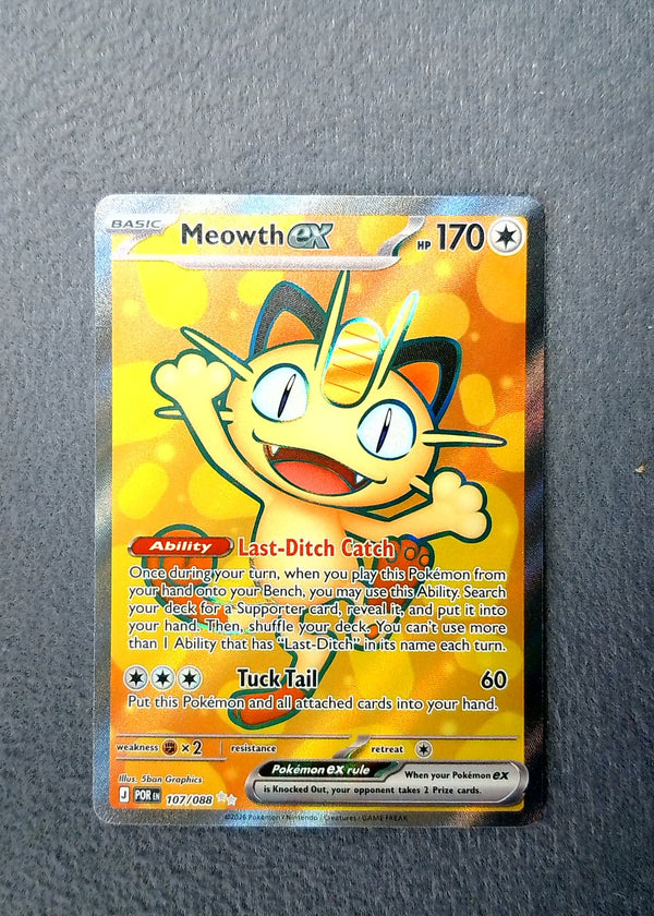 107 Meowth ex Perfect Order Ultra Rare NM