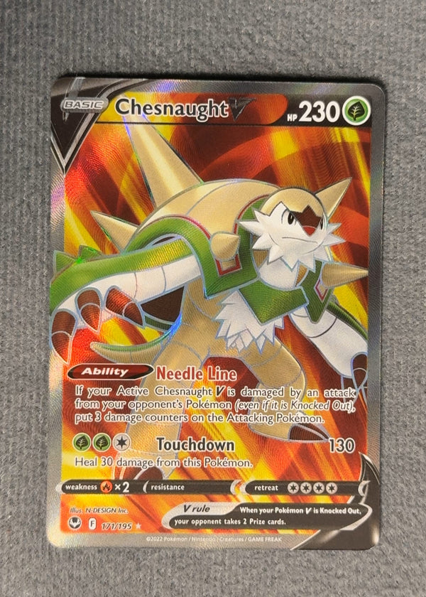 171 Chesnaught V Silver Tempest Rare Ultra NM