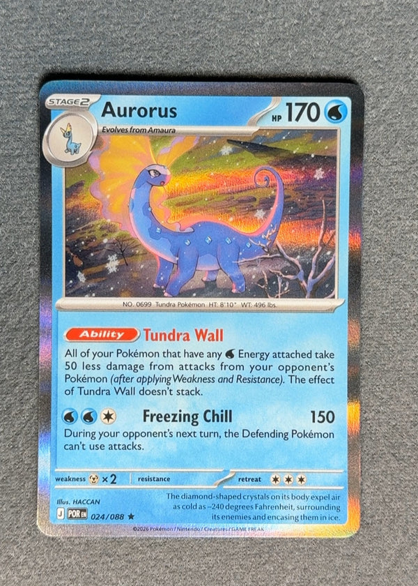 024 Aurorus Perfect Order Rare NM