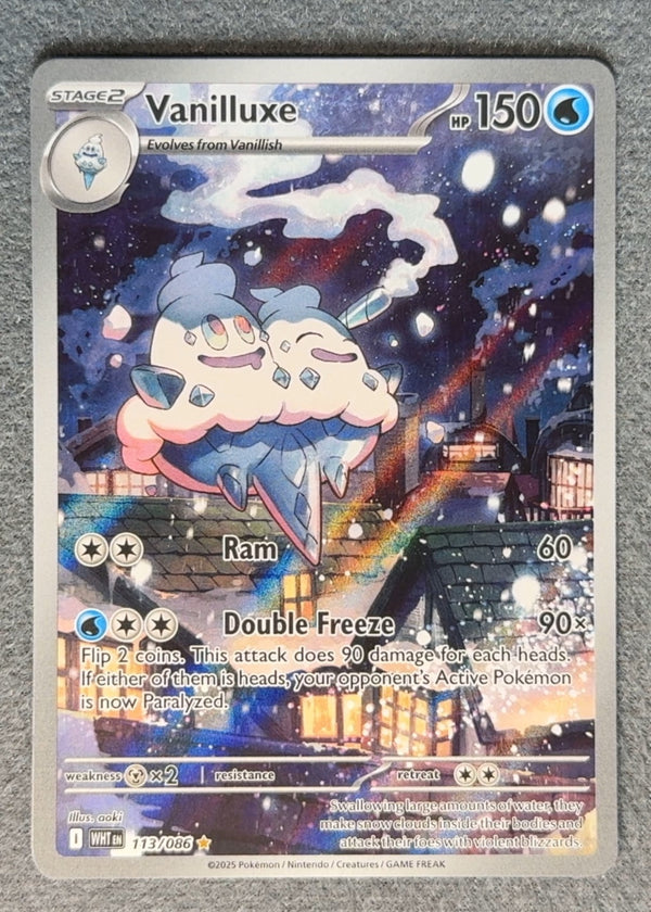 113 Vanilluxe White Flare Illustration Rare NM