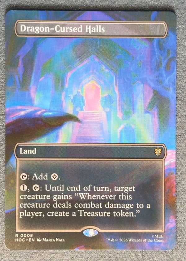 008 Dragon-Cursed Halls The Hobbit Eternal Rare Normal NM