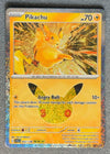052 Pikachu 30th Celebration Pikachu Rare NM