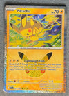 051 Pikachu 30th Celebration Pikachu Rare NM