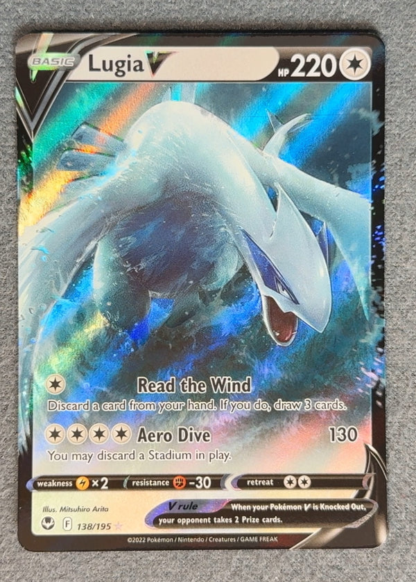 138 Lugia V Silver Tempest Holo Rare V NM