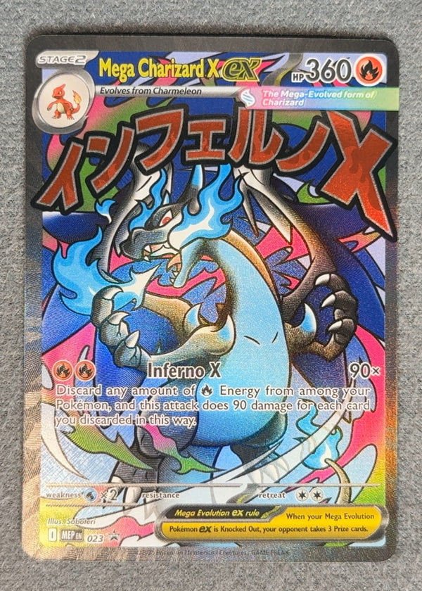 023 Mega Charizard X ex ME Black Star Promos Promo NM