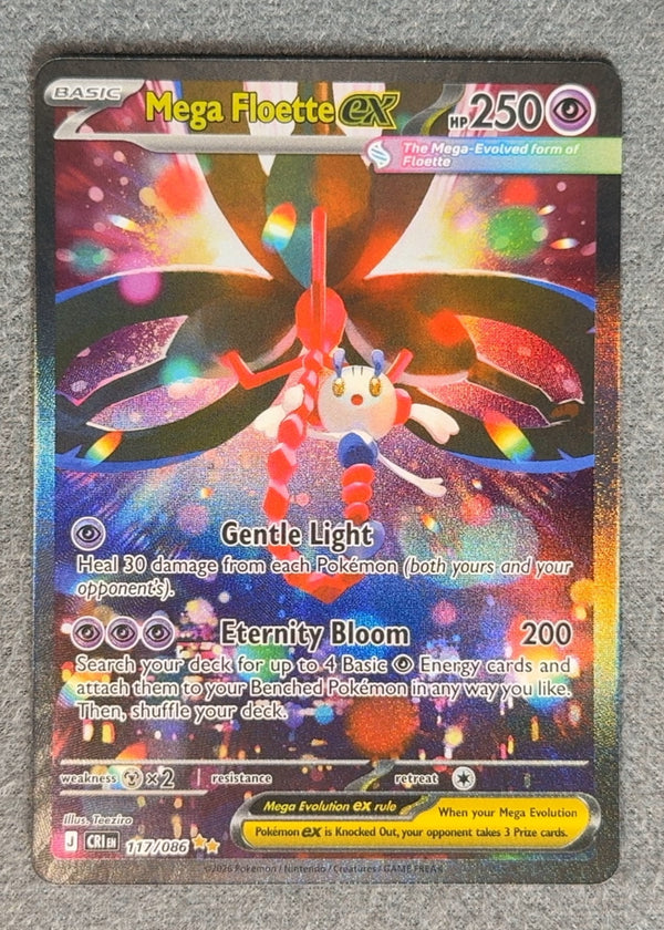 117 Mega Floette ex Chaos Rising Special Illustration Rare NM