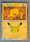 035 Pikachu 30th Celebration Pikachu Rare NM