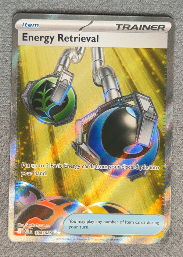 108 Energy Retrieval Chaos Rising Ultra Rare NM