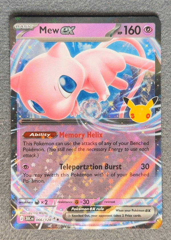 066 Mew ex 30th Celebration Double Rare NM