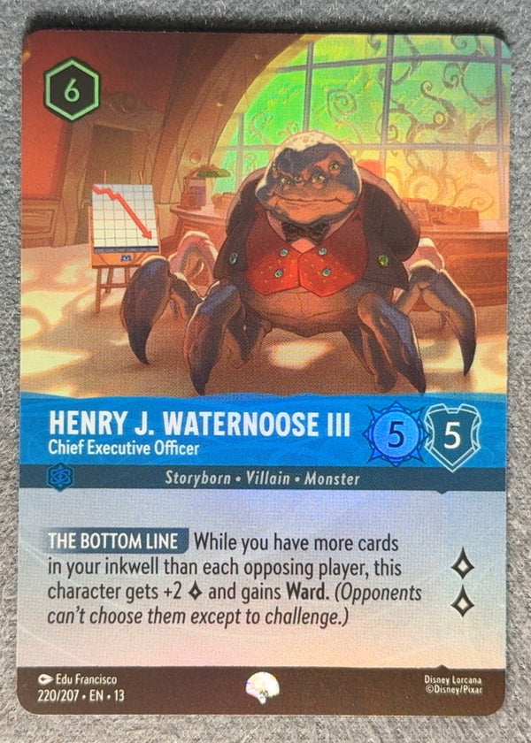 220 Henry J. Waternoose III - Chief Executive Officer Attack of the Vine! Epic NM